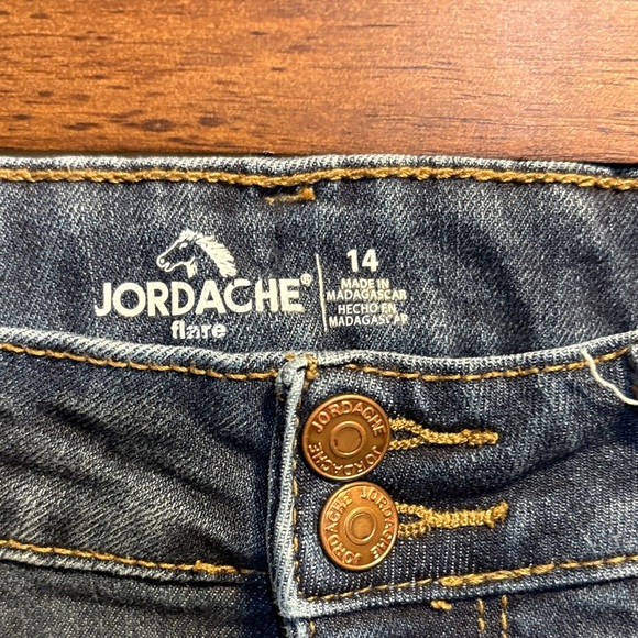 Jordache Indigo Wide Leg Jeans - Picture 2 of 5